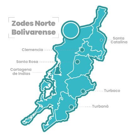 Zona norte de bolivar